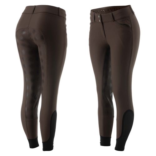 Equinavia Women's Maud Full Seat Breeches - Chocolate Brown
