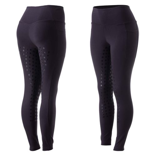 Equinavia Women's Alva Define Full Grip Tights - Eggplant Purple