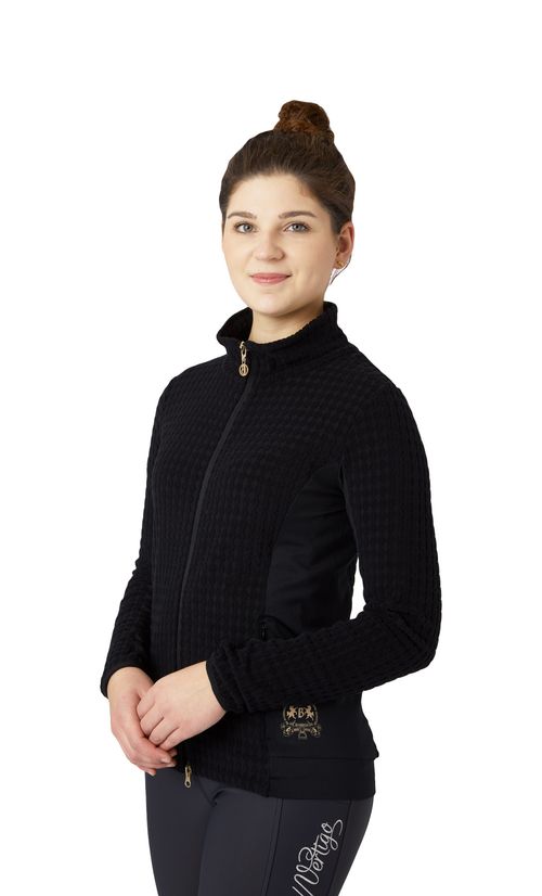 B Vertigo Women's Darcey Breathable Mesh and Fleece Jacket - Anthracite Grey