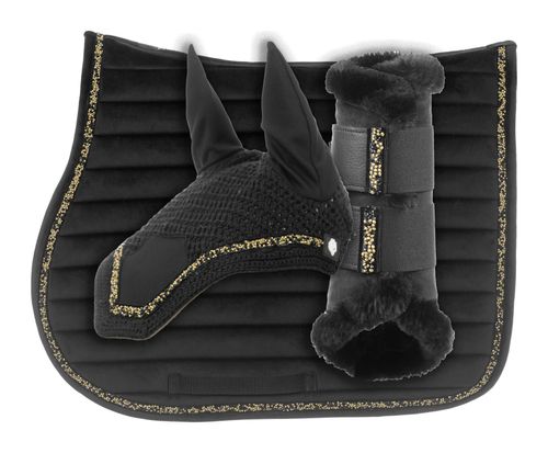 Equinavia Arendal Matching Horse Set - Black/Gold