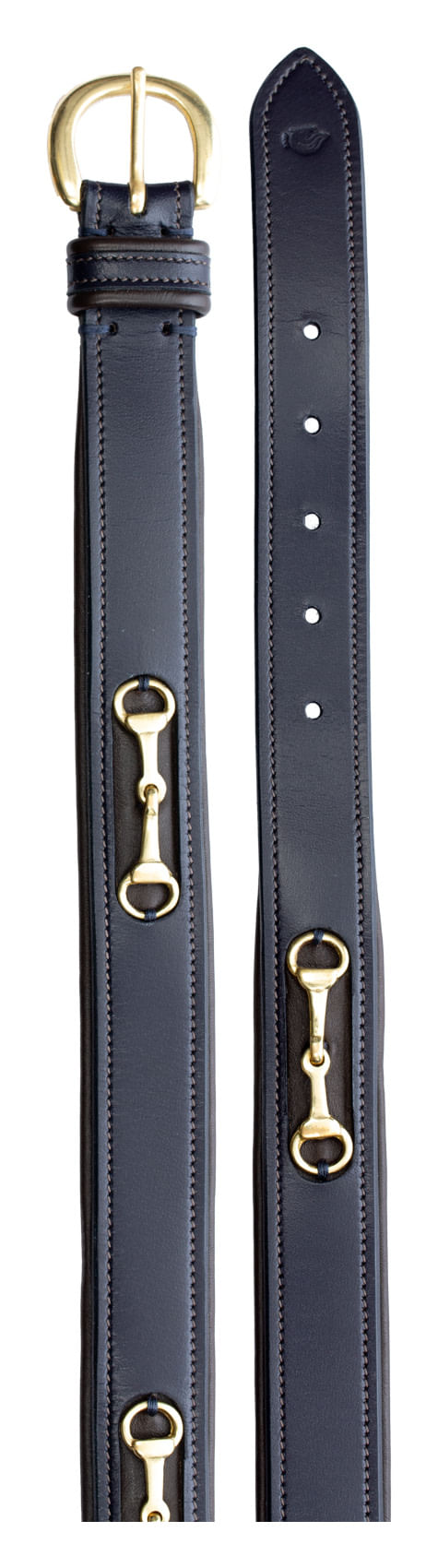 Equinavia Tirild Bit Belt - Brown/Navy