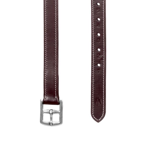 Equinavia Valkyrie Covered Stirrup Leathers - Chocolate Brown