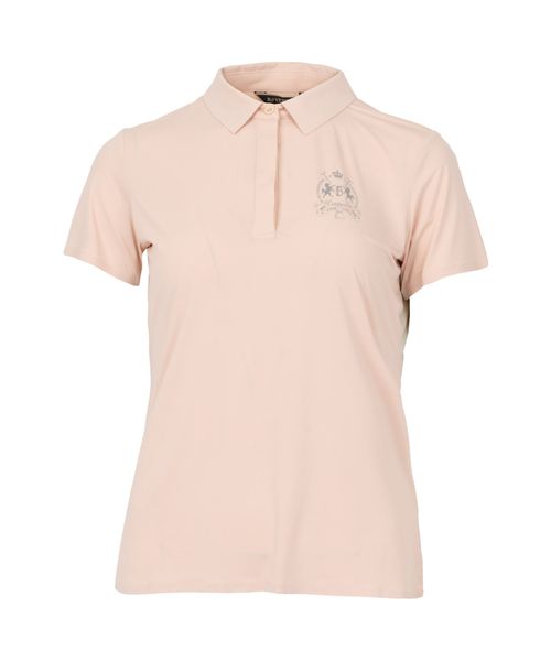 B Vertigo Women's Daphne Ultralight Polo Shirt - Peach Blush