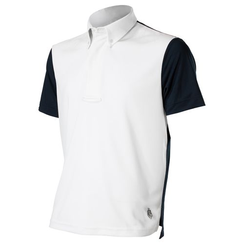 Equinavia Men's Haakon Short Sleeeved Show Shirt - Navy/White