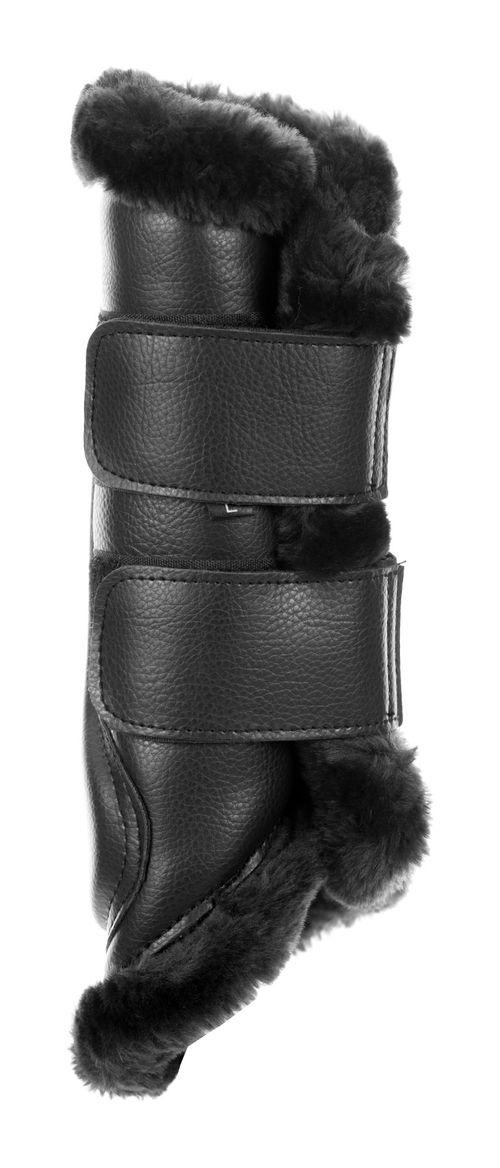 Equinavia Vali Ultra Fleece Brushing Boot - Black/Black