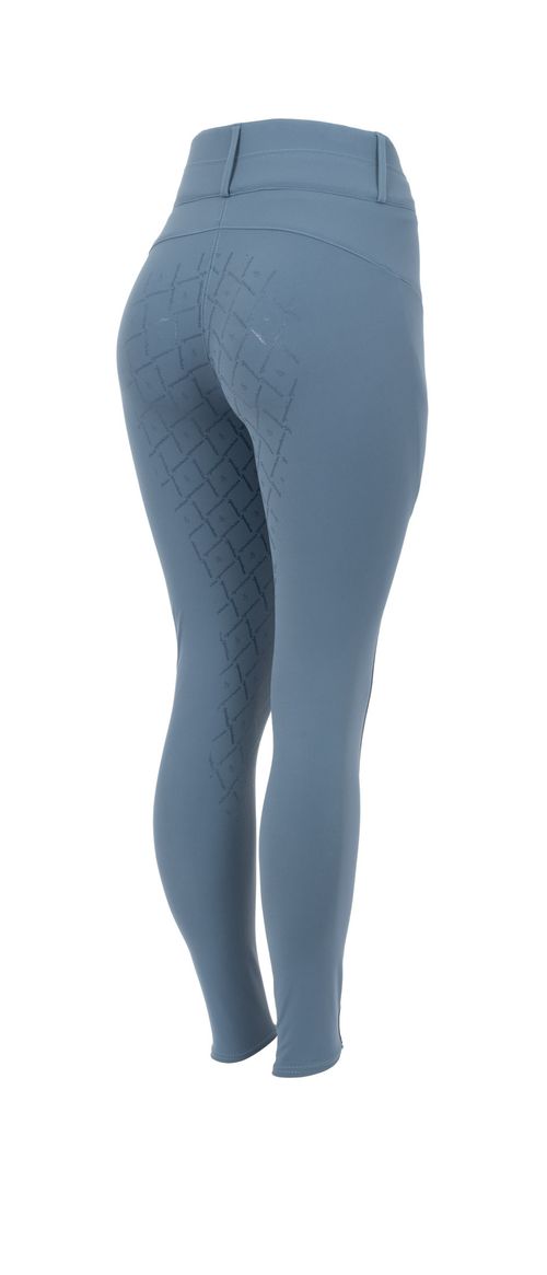 Horze Women's Sophie Highwaist Full Grip Breeches - Blue Fusion