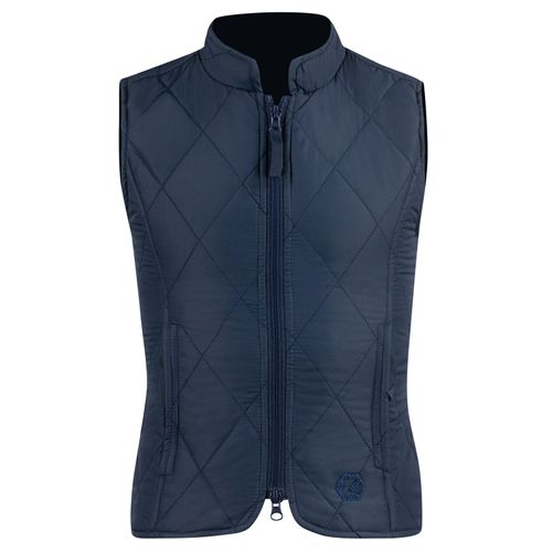 Horze Kids' Classic Quilted Vest - Peacoat Dark Blue