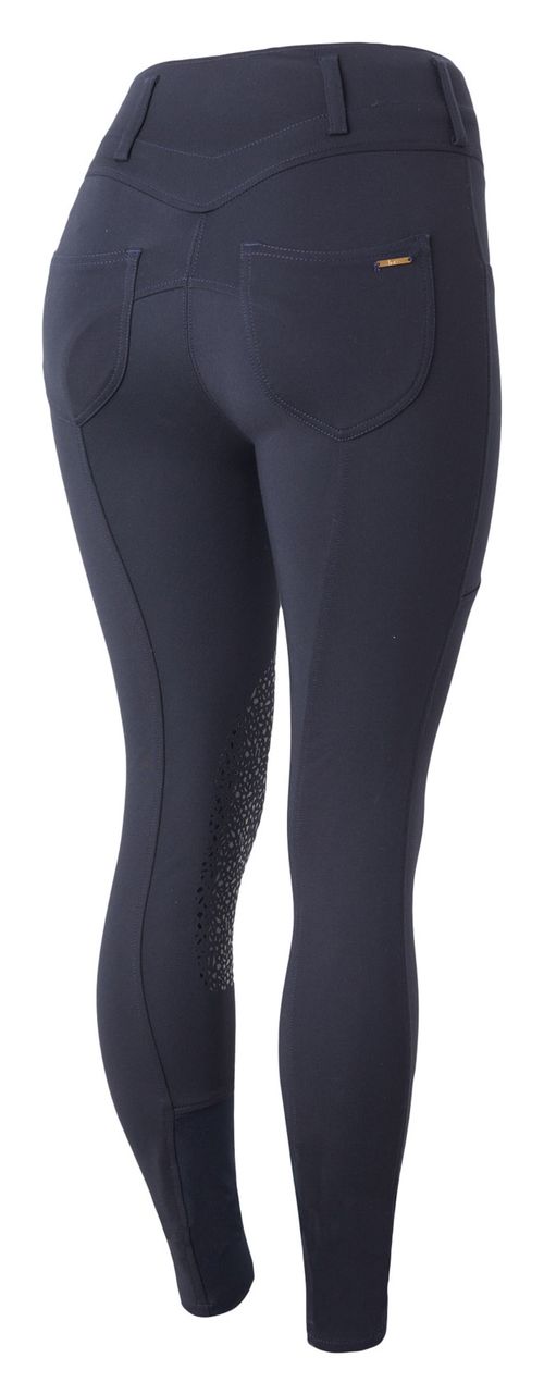 Horze Women's Bella Knee Patch Breeches - Dark Navy