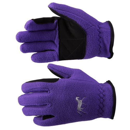 Horze Kids' Fleece Gloves - Sultry Violet