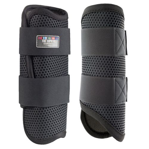 Horze Impact Flexi Strike Front Guard Boots - Black