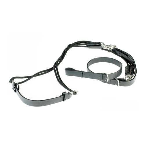 Horze De Gogue Aid Reins - Black