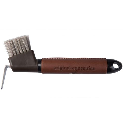 Horze Maddox Hoof Pick - Dark Brown