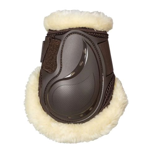 Back on Track Airflow Light Fetlock Boot w/Faux Fur - Brown