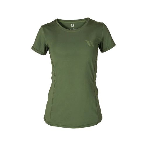 Back on Track Women's Ophelia Performance Gear Tee Shirt - Olive