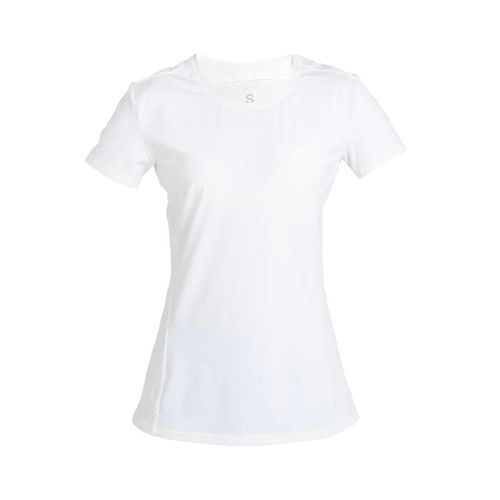 Back on Track Women's Ophelia Performance Gear Tee Shirt - Cream