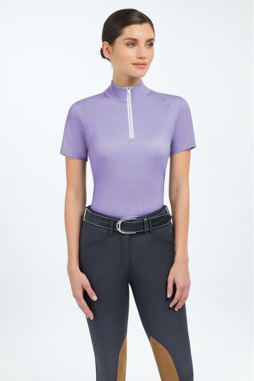 RJ Classics Women's Lucy Short Sleeve Tech Shirt - Lilac Bit