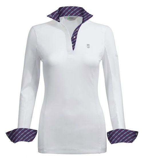 OUTLET: Tredstep Women's Symphony Paris Long Sleeve Competition Shirt - Medium - Blue Ribbon