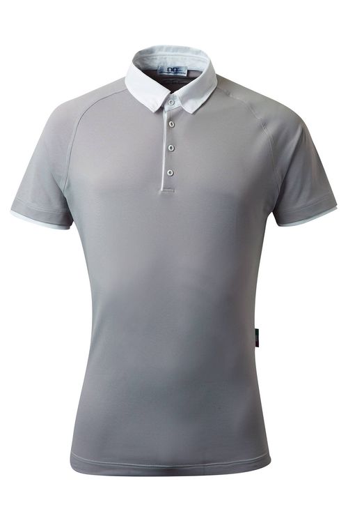 READY TO SHIP: Alessandro Albanese Men's Short Sleeve Polo Skin Shirt - Large - Grey