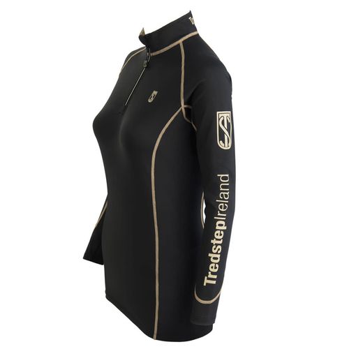 OUTLET: Tredstep Women's Futura Long Sleeve Sport Top - Medium - Black