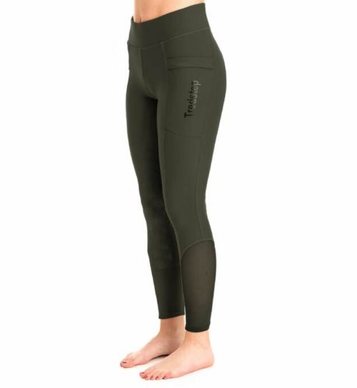 OVERSTOCK: Tredstep Women's Allegro Sport Compression Tights - 30 Regular - Khaki