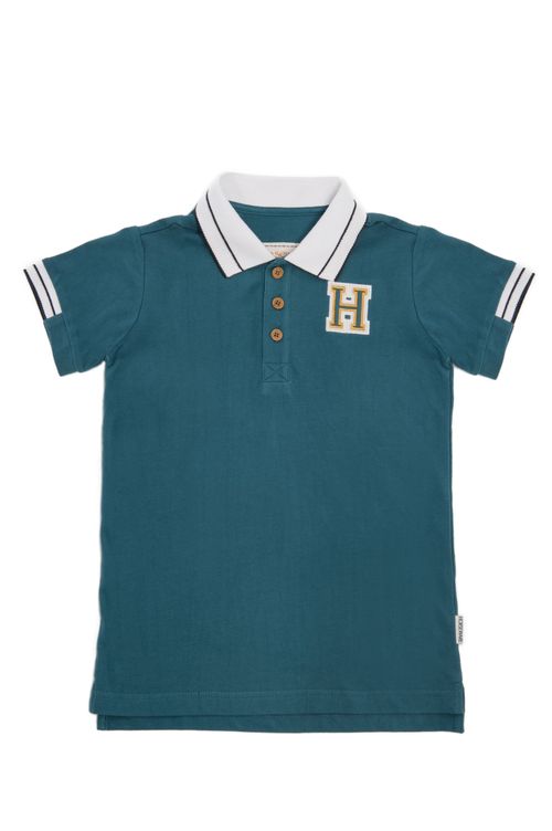 Horseware Kids' Pique Polo - Moroccan Blue