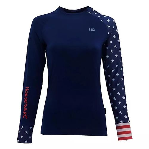 Horseware Women's USA Sun Top - Navy