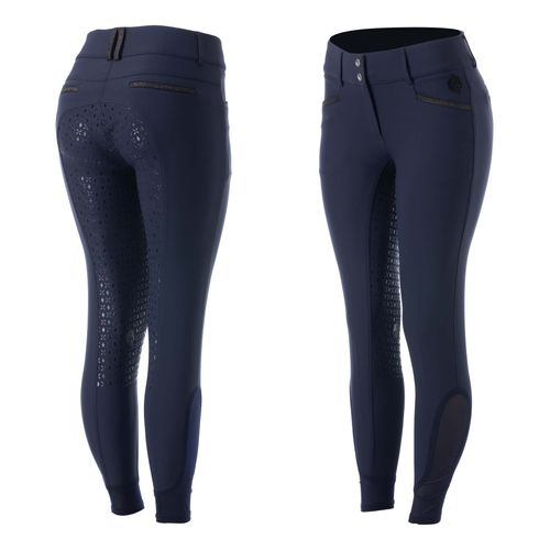 Equinavia Women's Kristina Full Seat Breeches - Navy