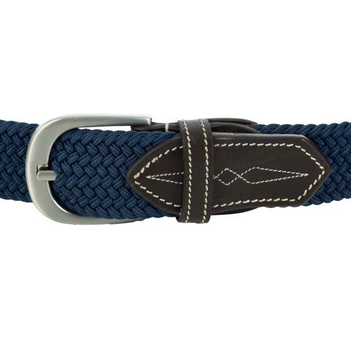 Equinavia Women's Elsa Woven Stretch Belt - Navy