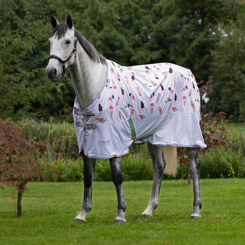 Shires Tempest Standard Neck Fly Sheet - Ice Cream