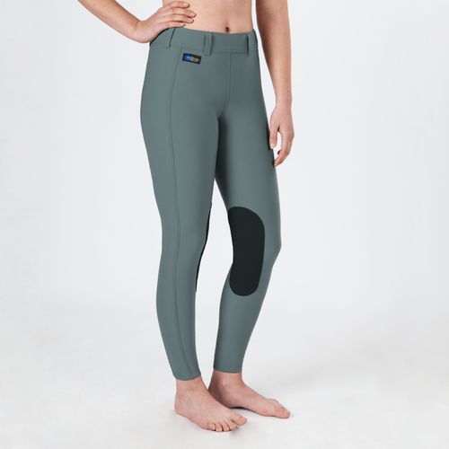 Irideon Kids' Issential Knee Patch Tights - Moss