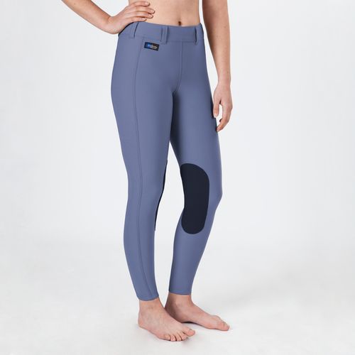 Irideon Kids' Issential Knee Patch Tights - Blueberry