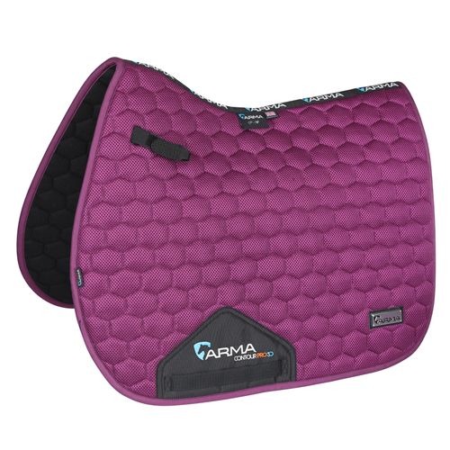 Shires ARMA Air Motion Luxe Saddle Pad - Plum