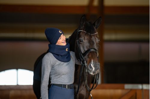 Catago Barbel Loop Scarf - Navy