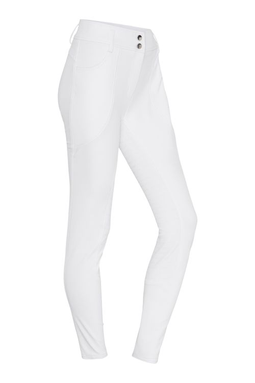 Catago Women's Rihanna Full Grip Breeches - White