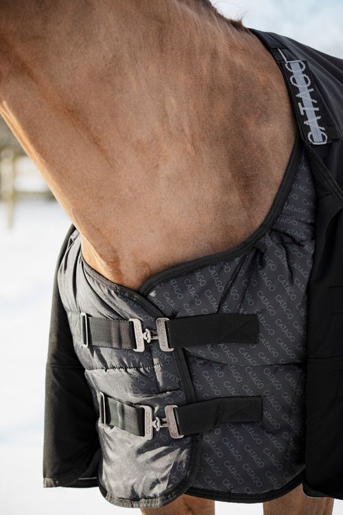 Catago FIR-TECH Turnout Rug Liner 300g - Black