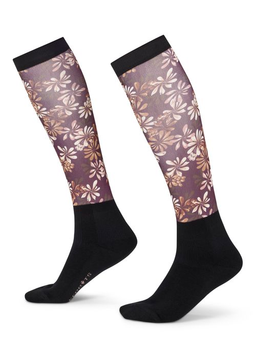 Kerrits Women's Dual Zone Boot Socks - Vineyard Autumn Bouquet