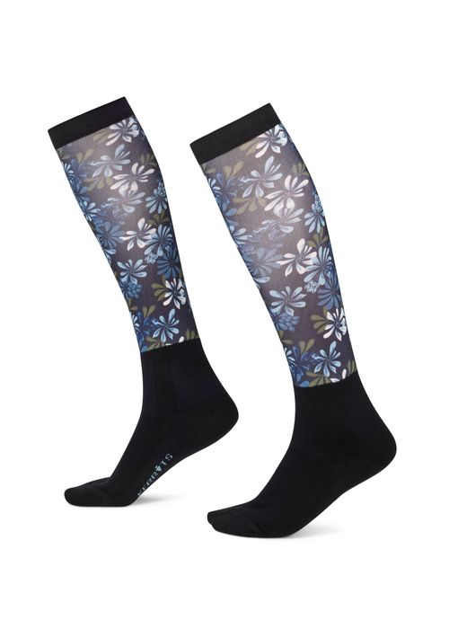 Kerrits Kids' Dual Zone Boot Socks - Night Sky Autumn Bouquet