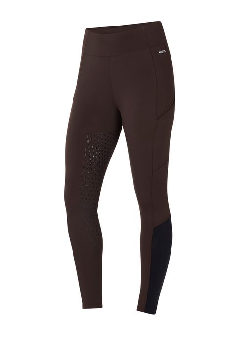 Kerrits Women's Thermo Tech 2.0 Extended Grip Tights - Seal/Black