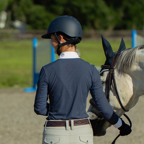 Equinavia Siri Polo Belt - Brown/Navy