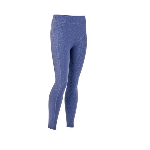 Shires Aubrion Kids' Non-Stop Riding Tights - Blue