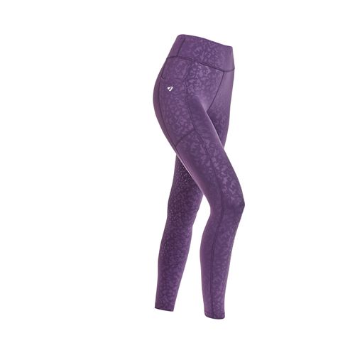 Shires Aubrion Women's Non-Stop Riding Tights - Purple