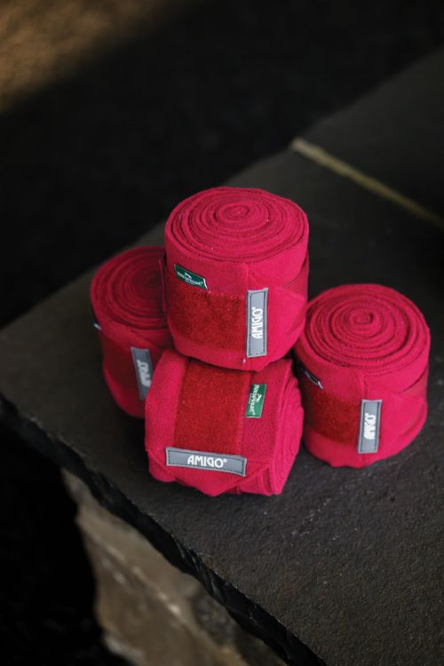 Amigo Fleece Bandages - Mulberry