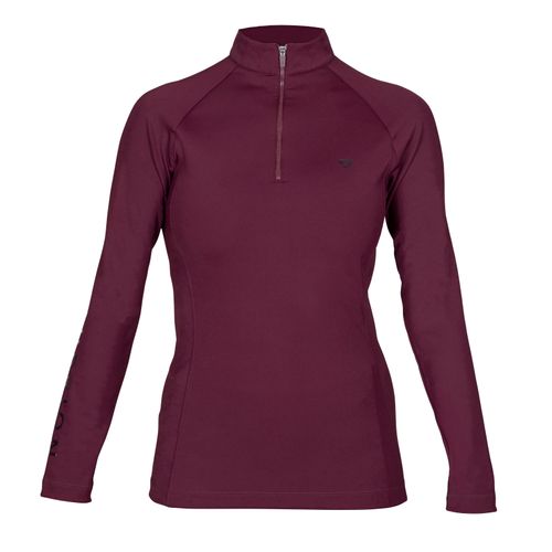 Shires Aubrion Women's Eltar Base Layer - Black Cherry