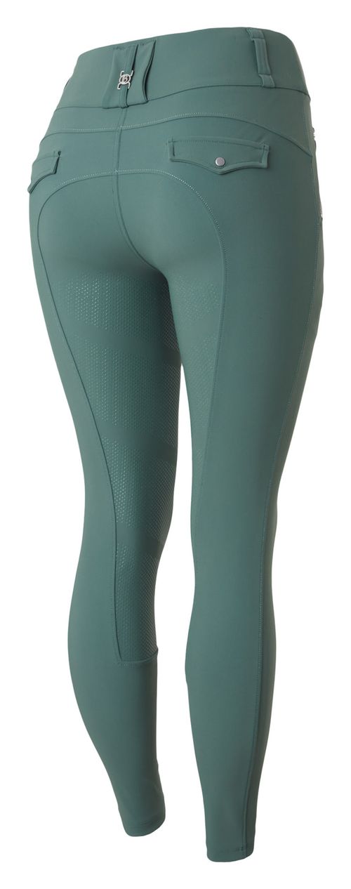 OVERSTOCK: B Vertigo Women's Enya Full Seat Breeches - EU 44/US 32 - Jungle Green