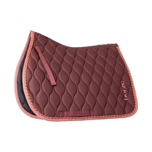 Horze Physical Sophistication All Purpose Saddle Pad - Burgundy