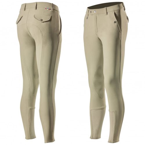 BARGAIN: Horze Men's Grand Prix Knee Patch Breeches - EU 48/US 32 - Tan