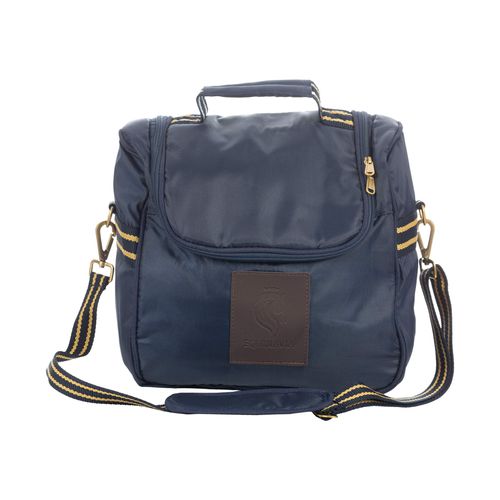 Equinavia Darby Zip Top Grooming Bag - Navy/Gold