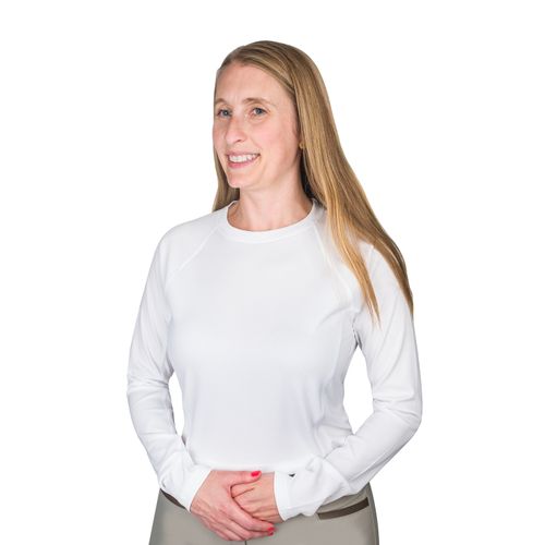 Ovation Women's Core Crew Sun Shirt - White