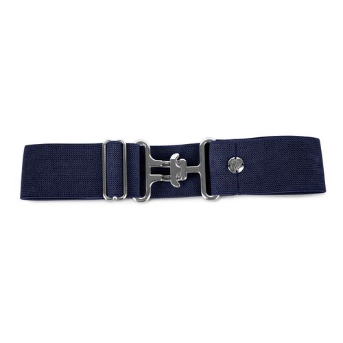 Ovation Women's Fits All Elastic Webbed Belt - Navy