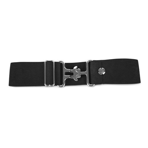 Ovation Women's Fits All Elastic Webbed Belt - Black